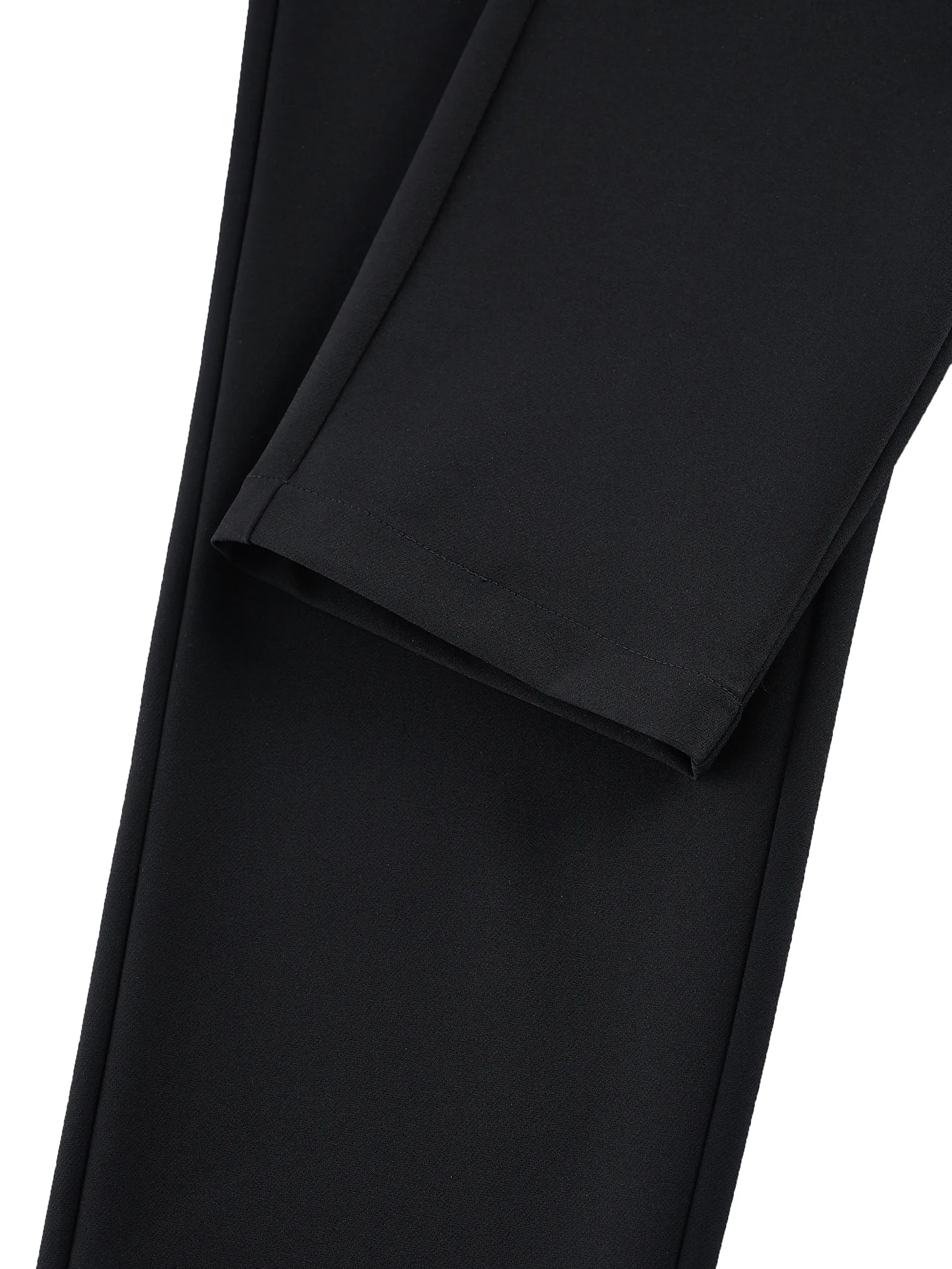 G2000 Women Clothing Multi-Way Stretch Cropped Length Cigarette Casual Pants  Cropped Cigarette Shape - Black