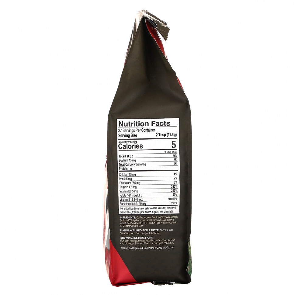 VitaCup, Slim Coffee, молотый, средней темной обжарки, 312 г (11 унций)