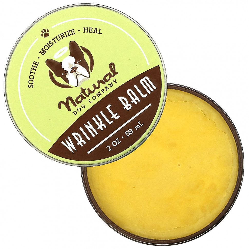 Natural Dog Company, Бальзам от морщин, 59 мл (2 унции)