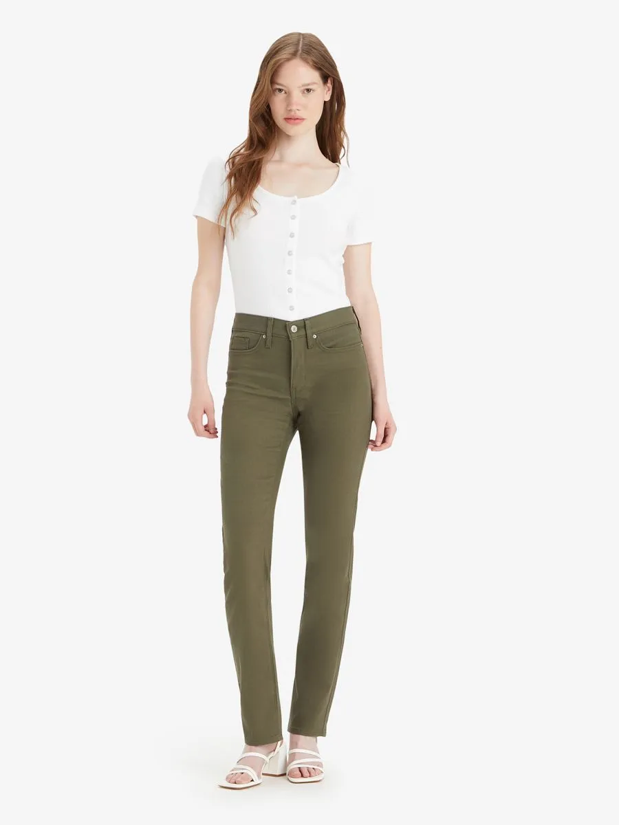 LEVI'S Women's 312 Shaping Slim Jeans Olive Night Twill