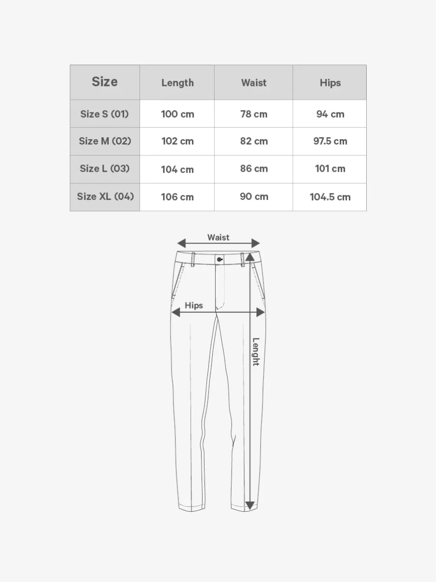 TAKEO KIKUCHI MEN NAVY CS PRIMEFLEX DOTAIR PANTS