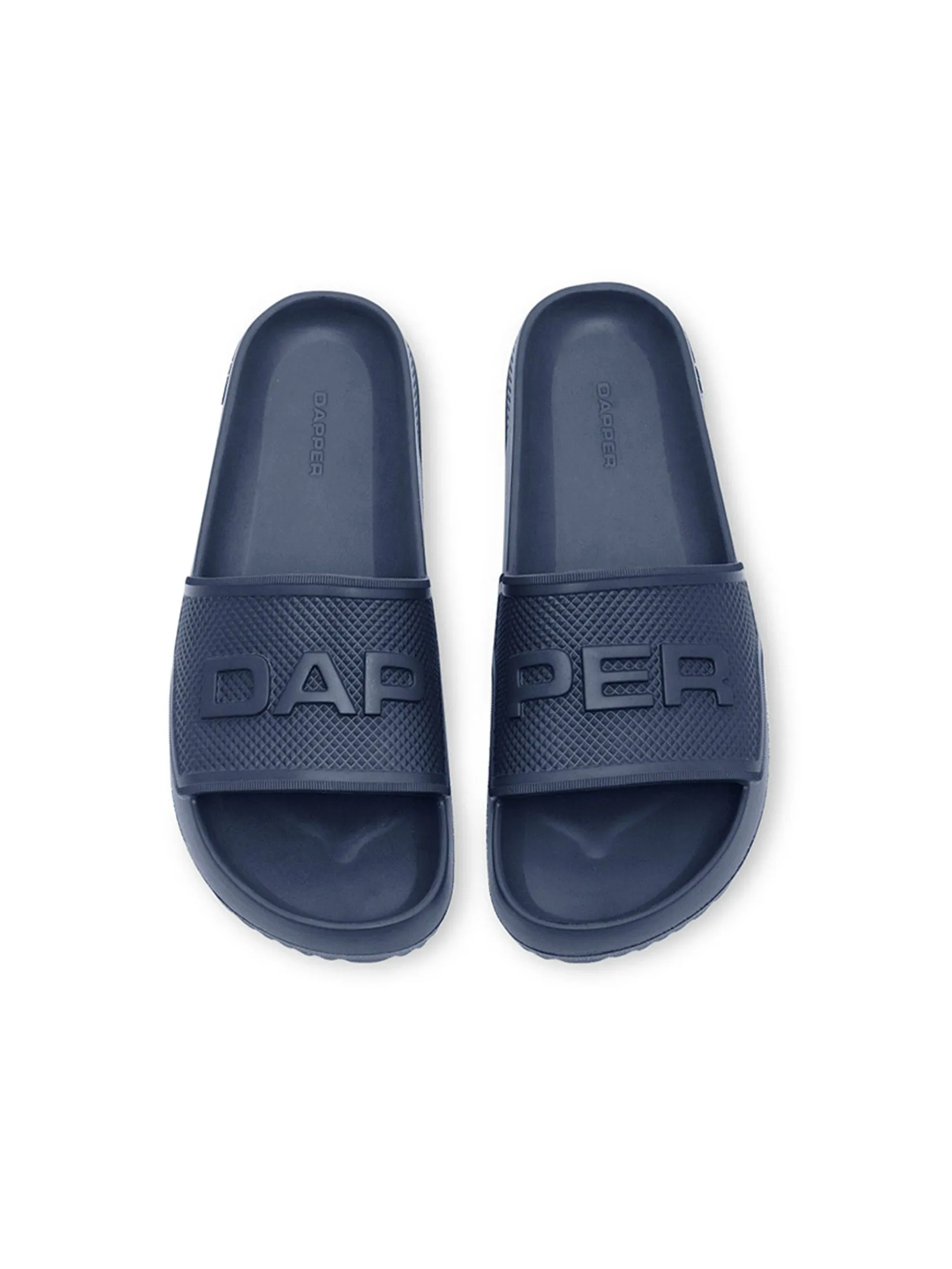 DAPPER DAPPER Iconic Comfort Pool Slide Sandals Navy