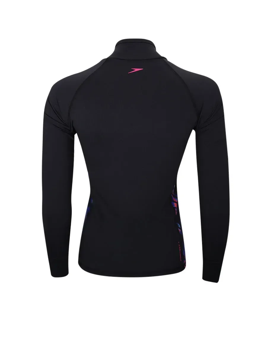 SPEEDO Women Rashguard Deluxe Long Sleeves Breathable Black - SP111SP679DWTH