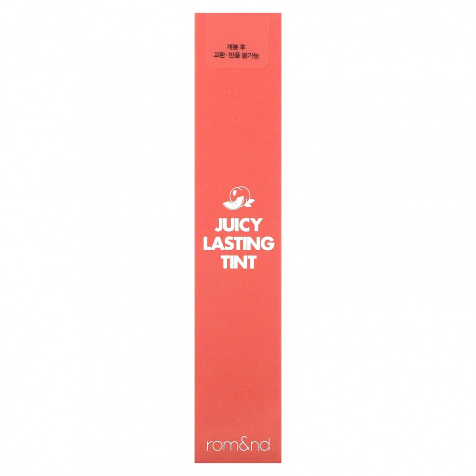 rom&nd, Juicy Lasting Tint, 18 персиковый глинтвейн, 5,5 г
