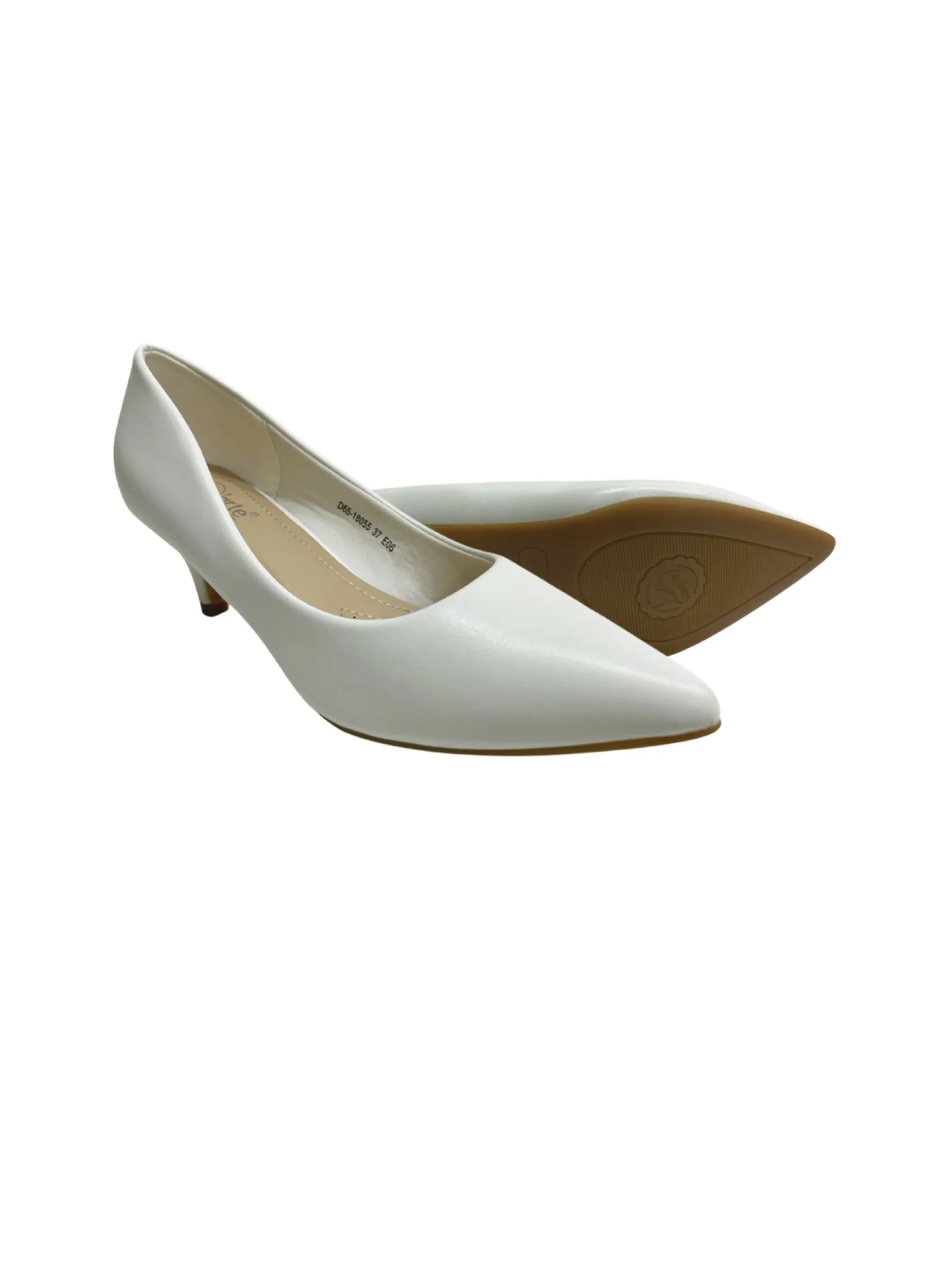 D'ARTE White High-heeled shoes, model D65-18055