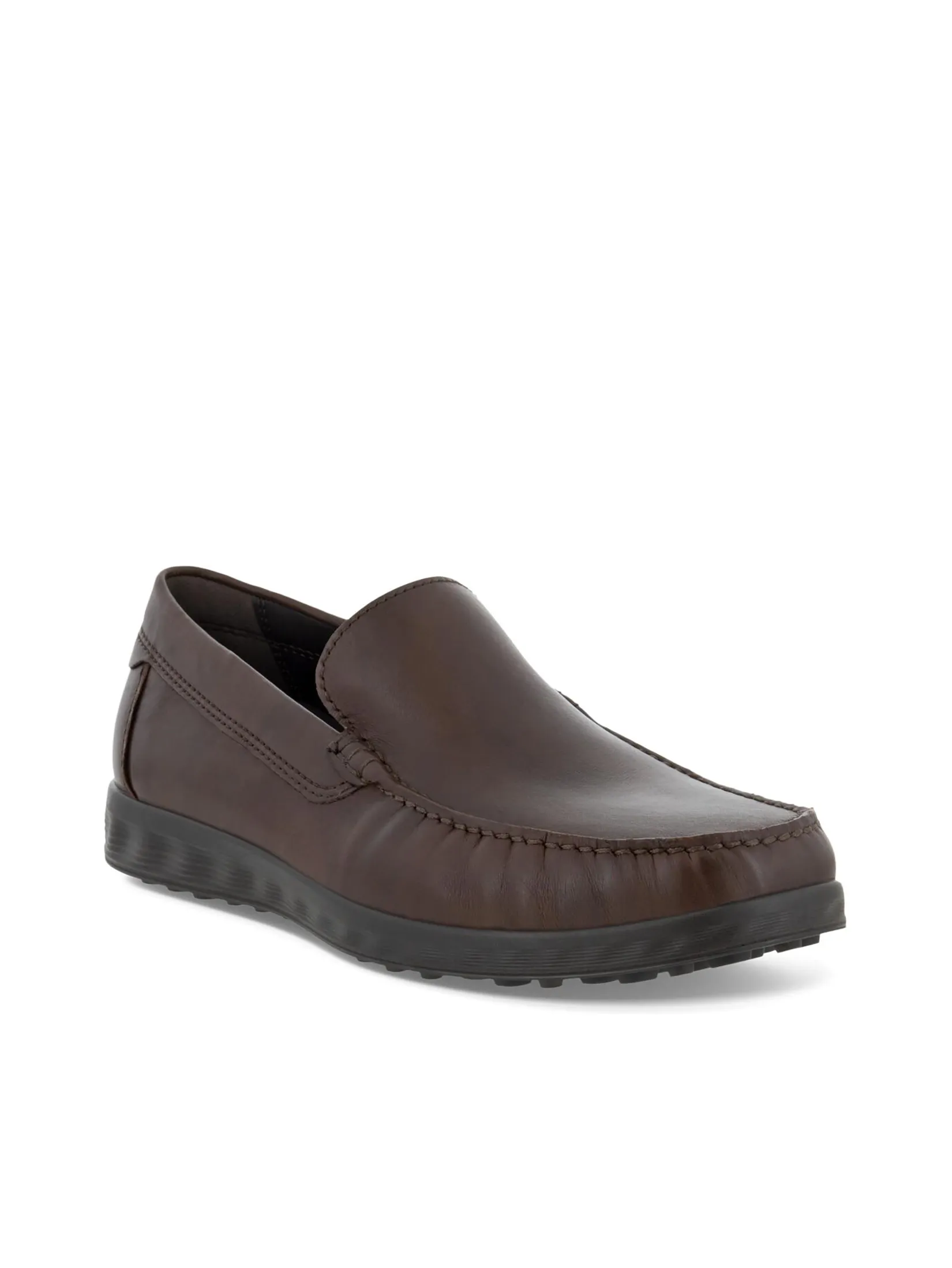 ECCO Men Leather Shoes S Lite Moccasins Cocoa Brown