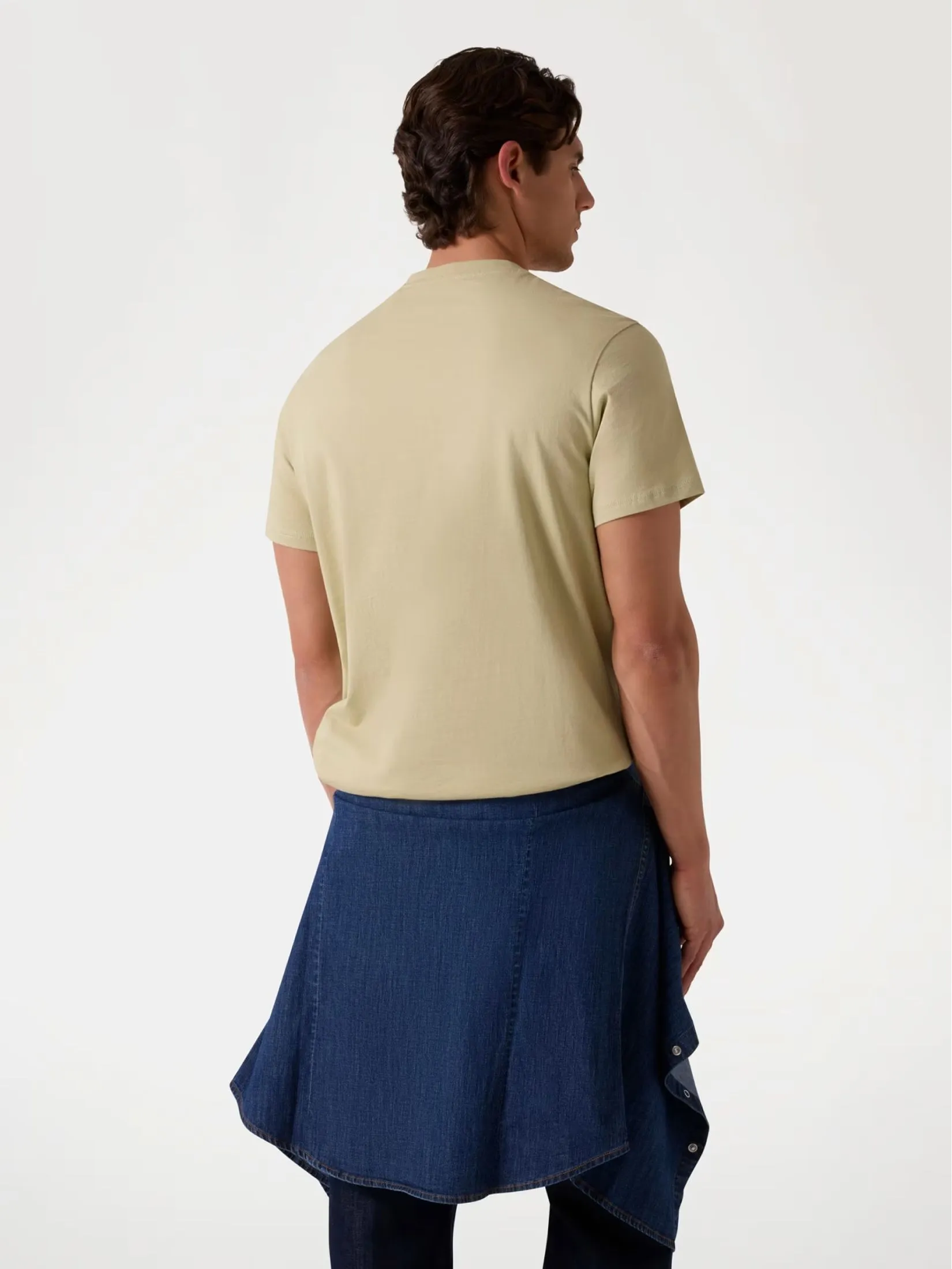 GUESS GUESS MEN Regular-fit Logo T-Shirt  M5GI16K8FQ4  -  Green