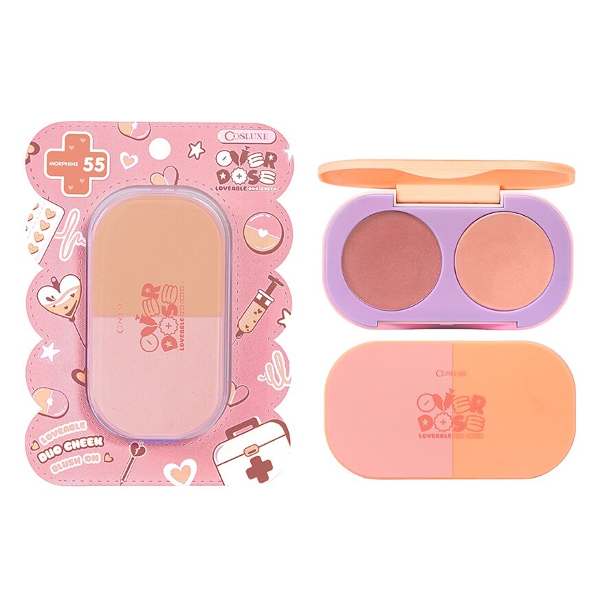 Cosluxe Overdose Loveable Duo Blush 55