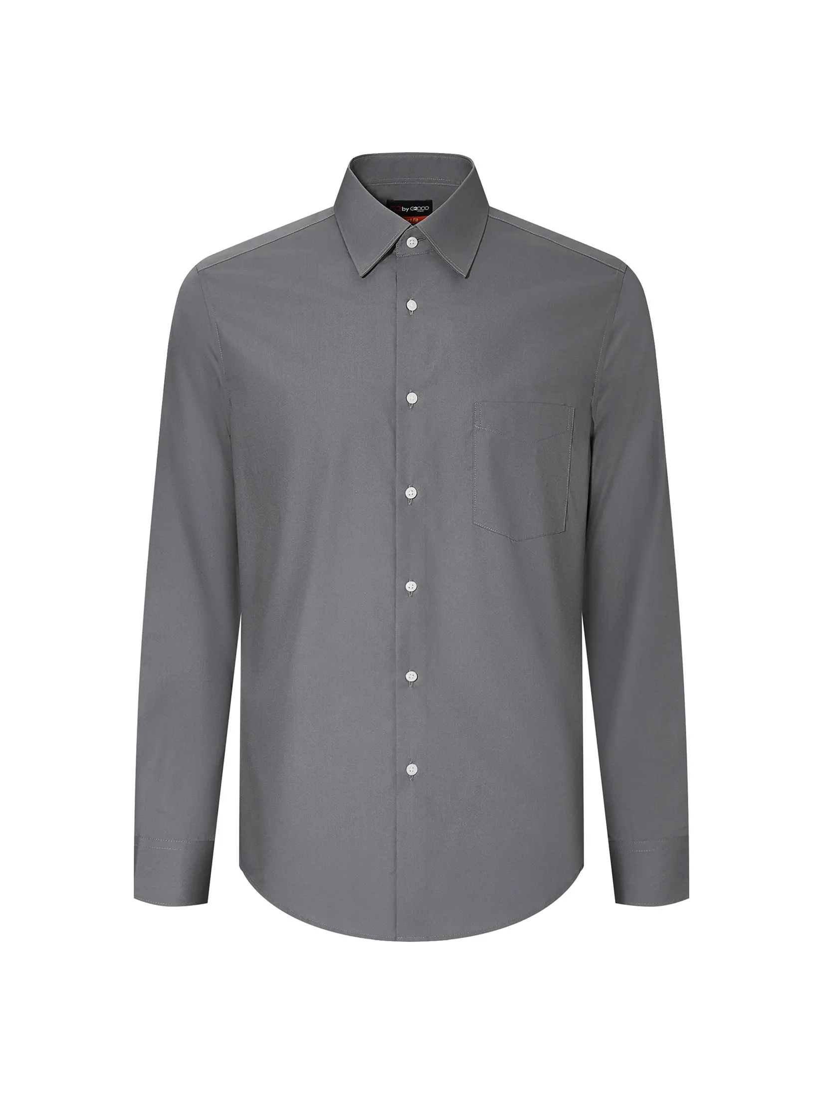 G2000 Men Clothing Wrinkle Free Formal Shirt  Smart Fit - Grey