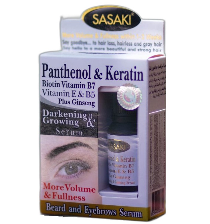 Сыворотка для роста и загущения бровей Sasaki
