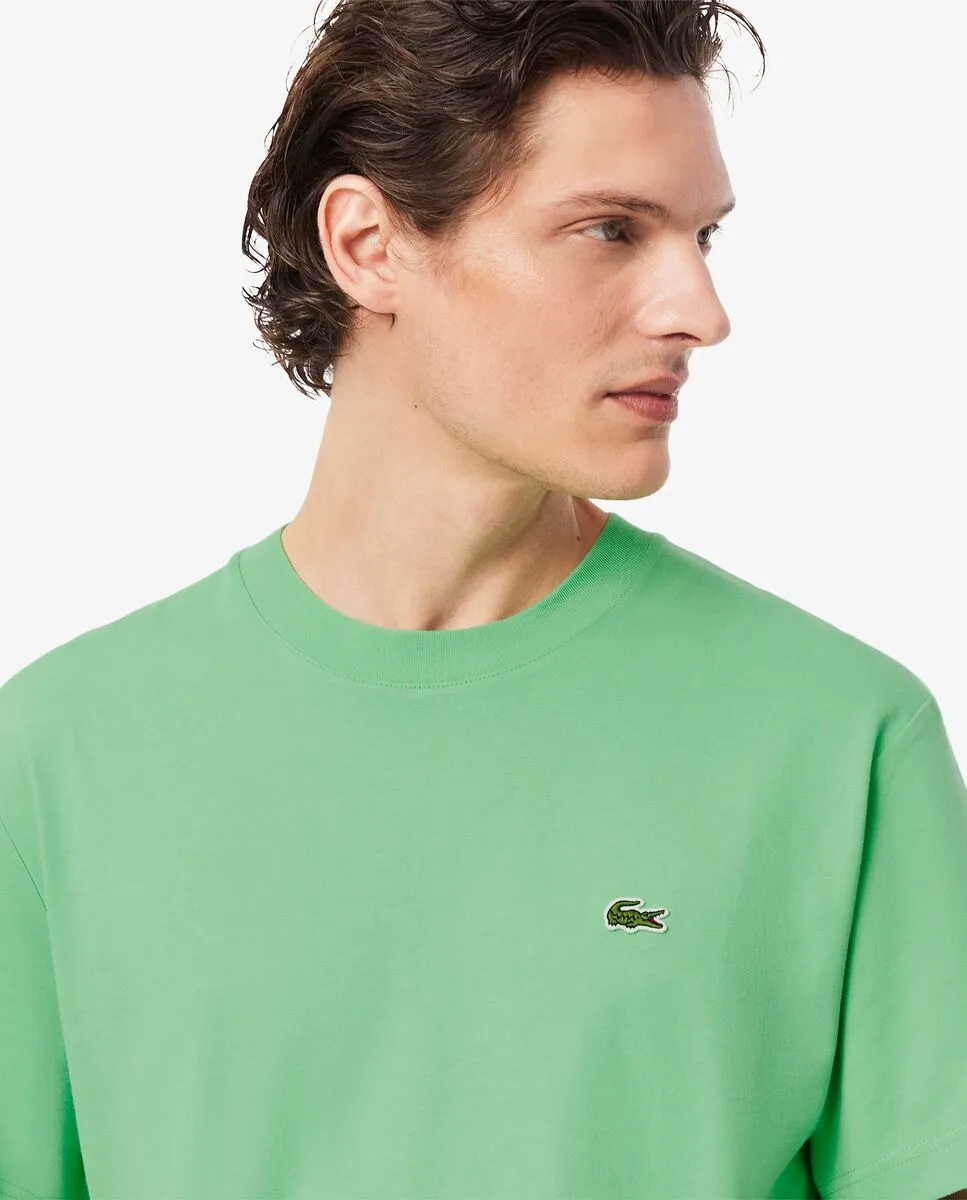 LACOSTE Cotton T-Shirt Green