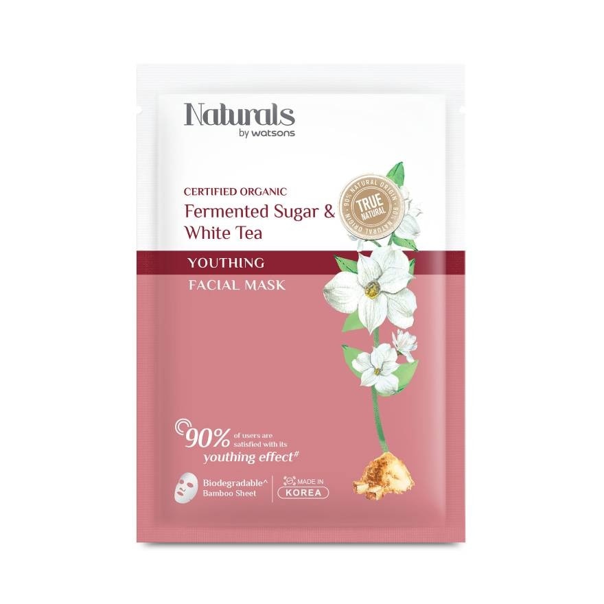 Naturals by Watsons True Natural Fermented Sugar  White Tea Youthing Facial Mask 1she