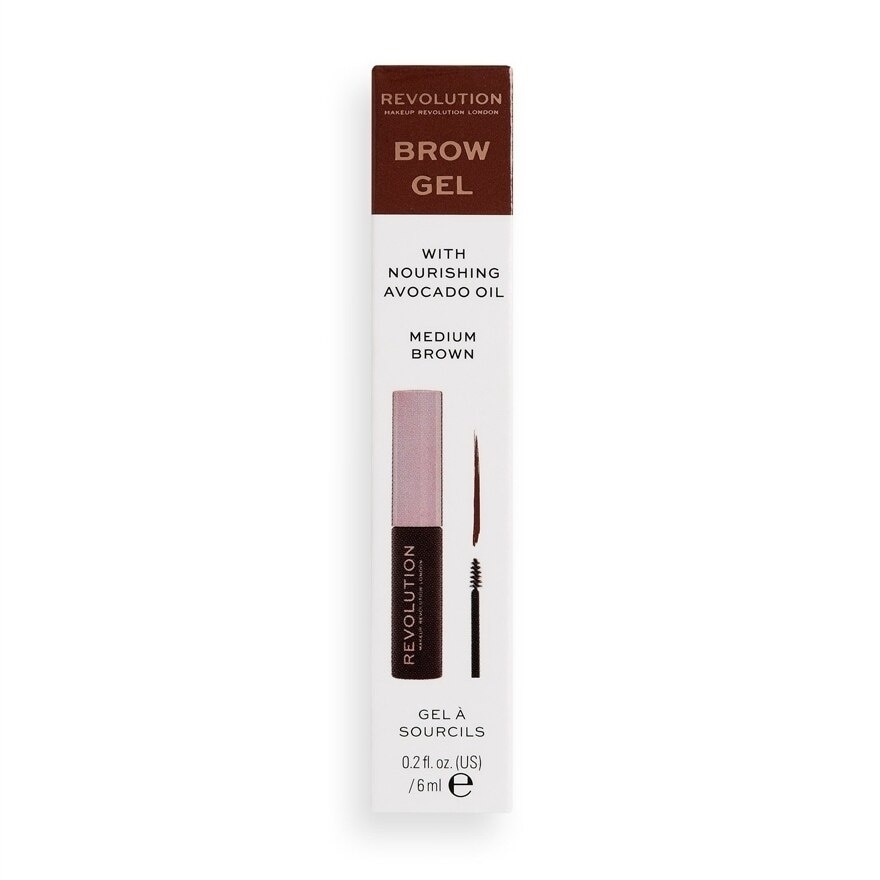 #MUR Brow Gel Eyebrow Medium Brown