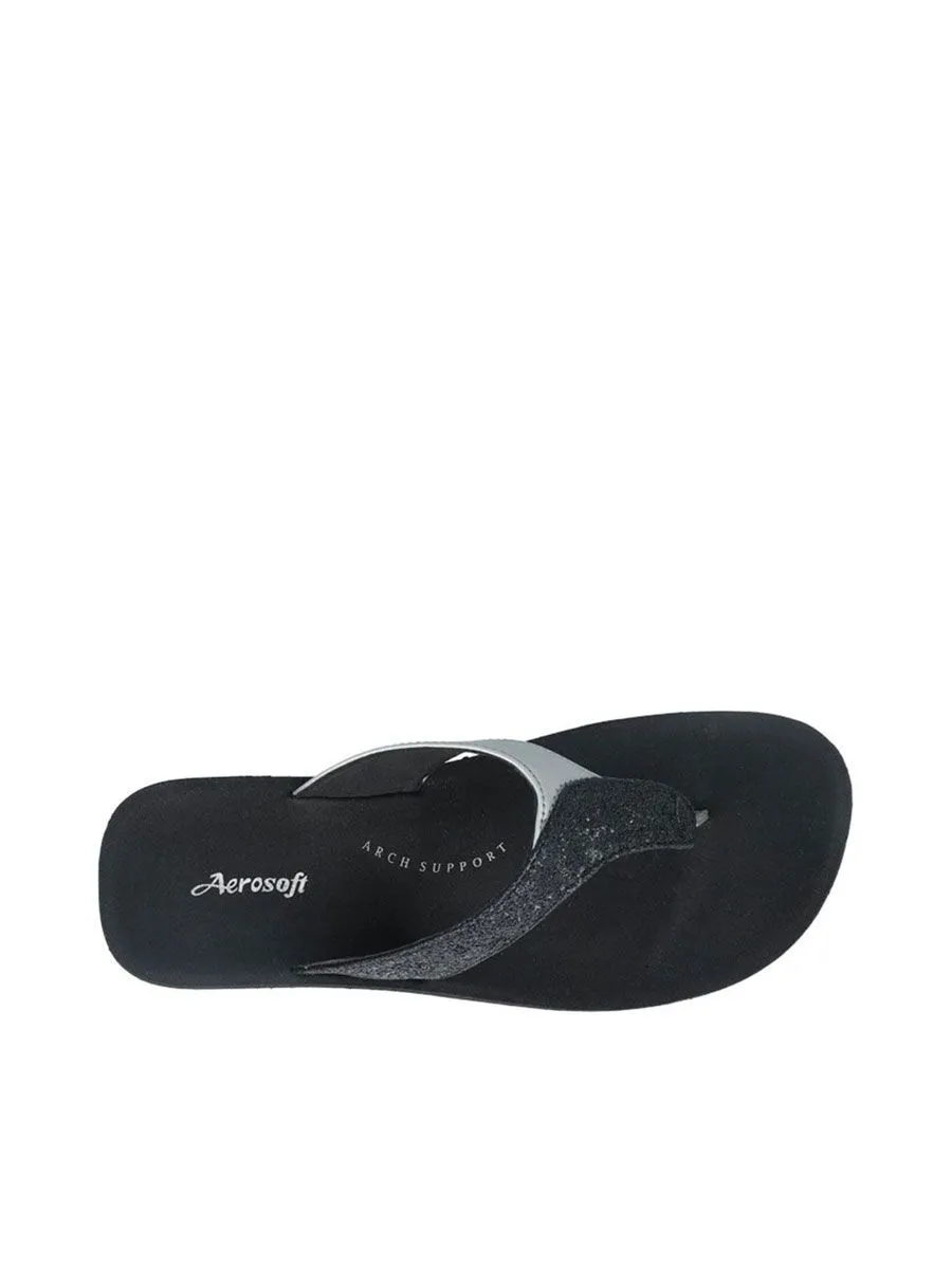 AEROSOFT Flip Flop FW8162 Black Size 42