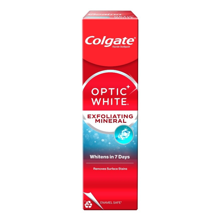 Colgate Toothpaste Optic White Exfoliating Mineral 100 G.