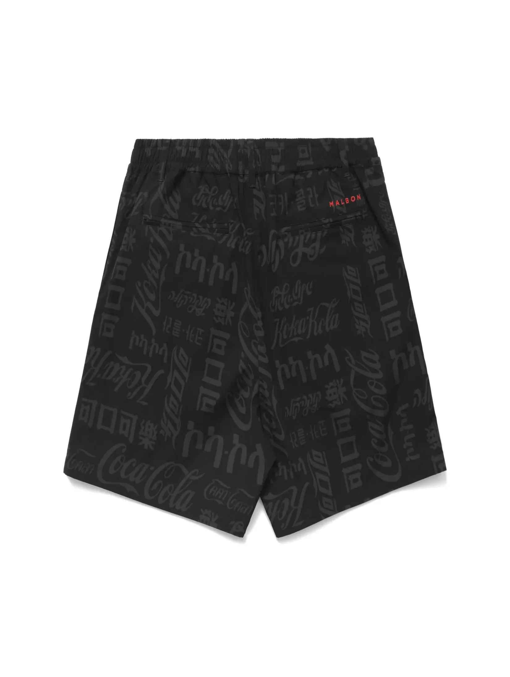 MALBON GOLF MALBON X COCA COLA INTERNATIONAL SHORT IN BLACK
