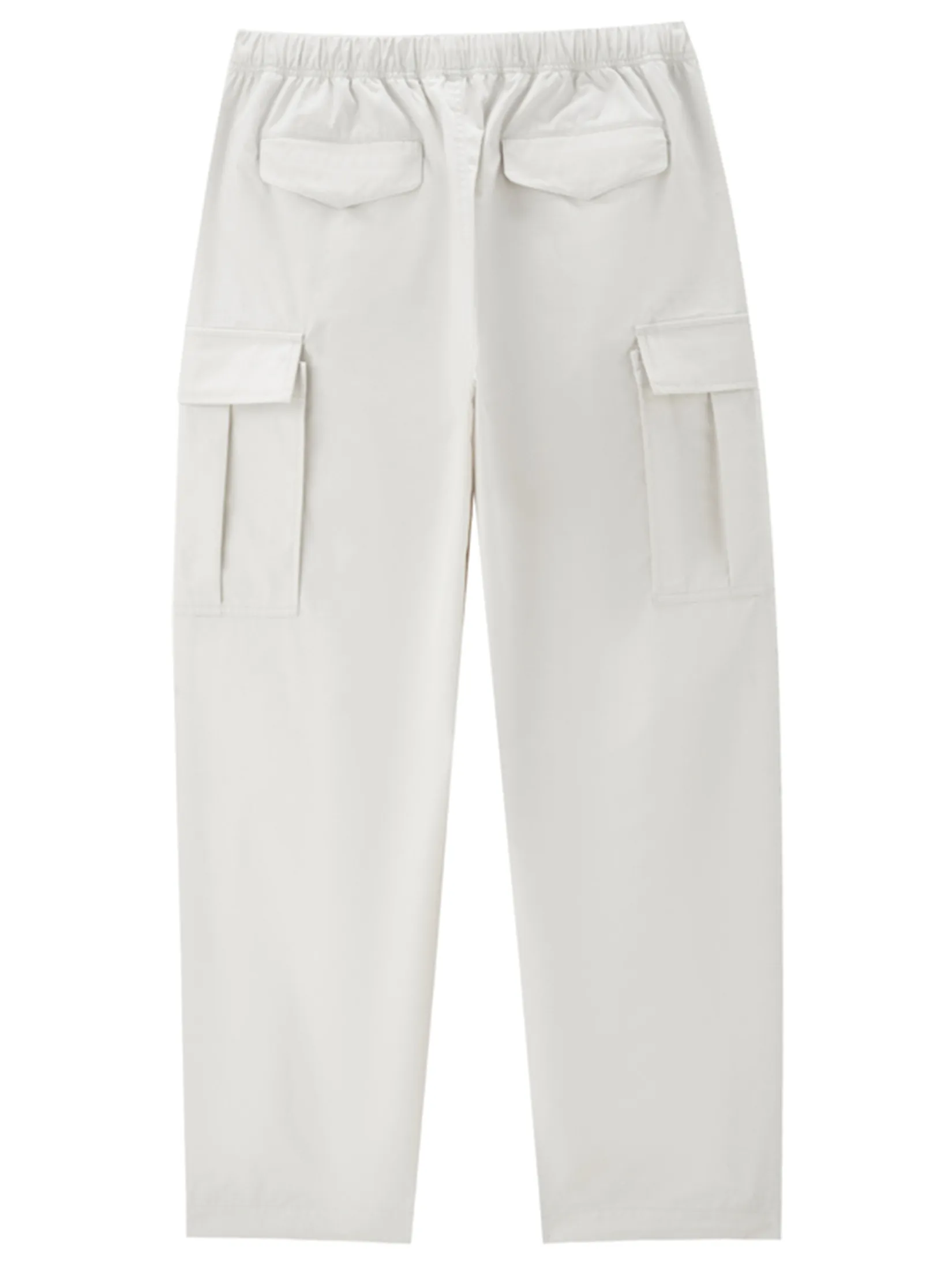 GIORDANO Men s  Online Exclusive Elastic Waist Cargo Pants (Korea) Beige White