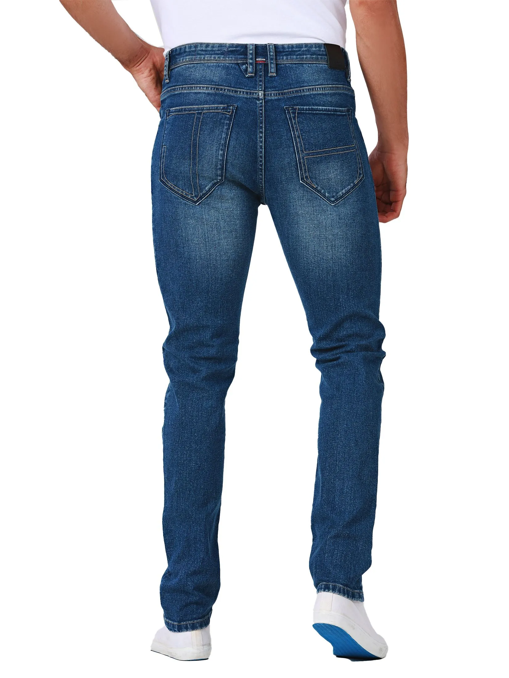 JOHN HENRY Men's Jeans (Skinny Fit) DENIM Mid Indigo