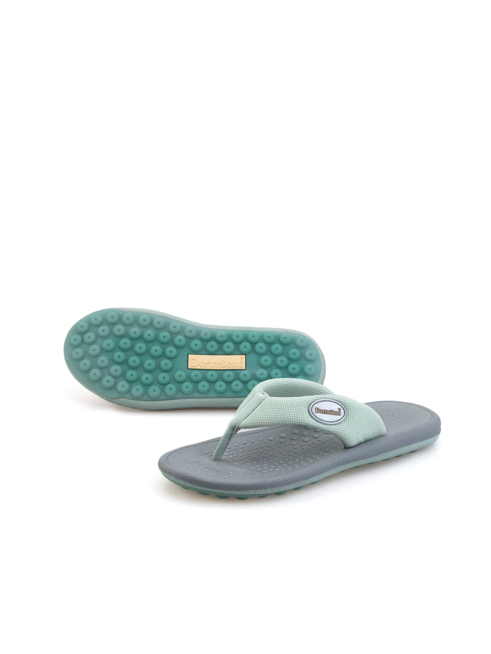 DORTMUEND Women Flip Flops Clara Light Green