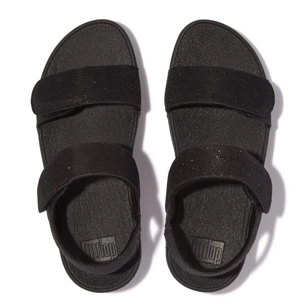 FitFlop™ Women's Lulu Shimmerlux Sandals Model GA2-090 Black