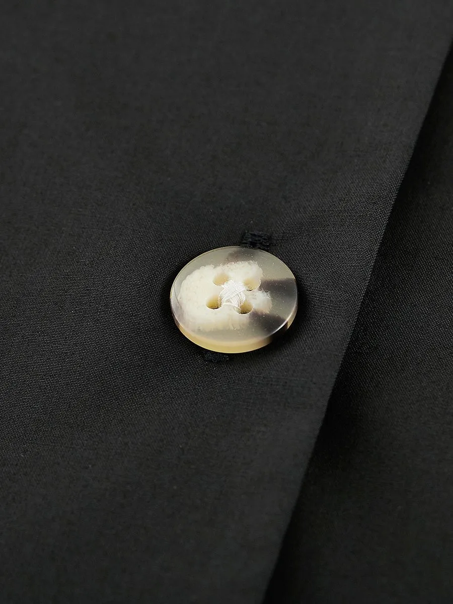 G2000 Women Clothing Cotton Tencel Shirt Dress Fit & Flare Shape - Black