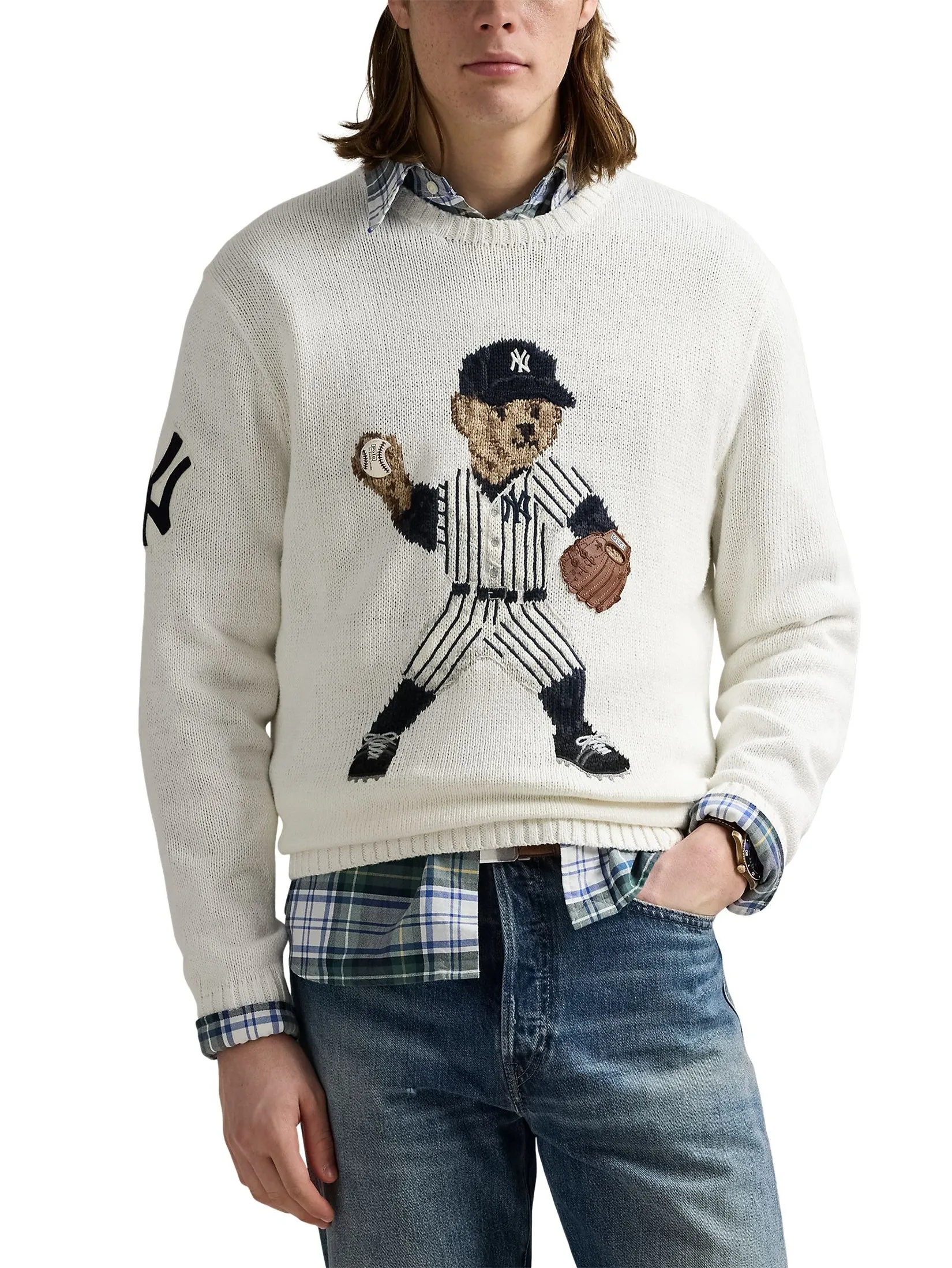 POLO RALPH LAUREN Ralph Lauren x MLB Pullover Men MNPOSWE16822259 White