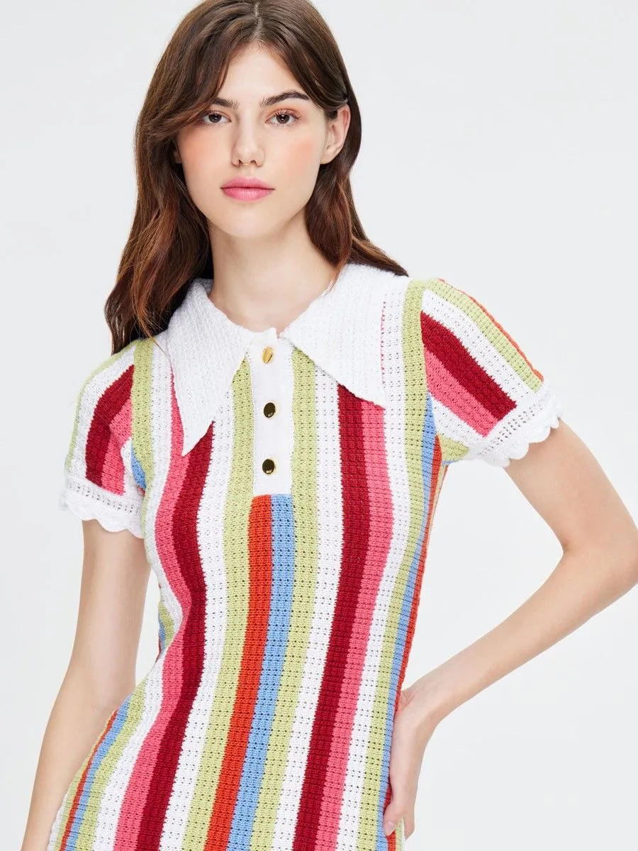 ASV (AW23) Penelope Women Knitted Dress Multicolor