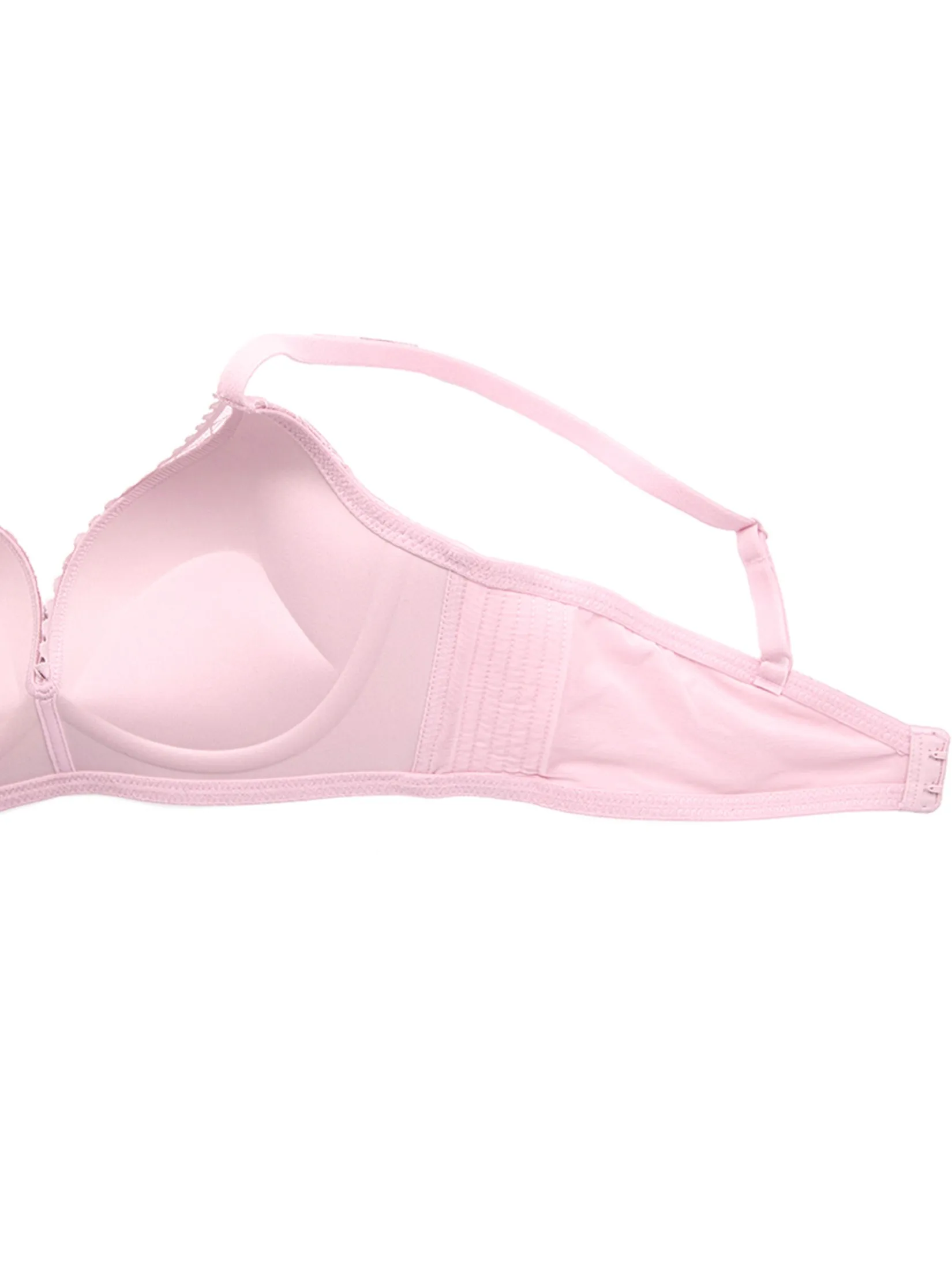 SABINA Modern V Woman Wireless Bra - Light Pink