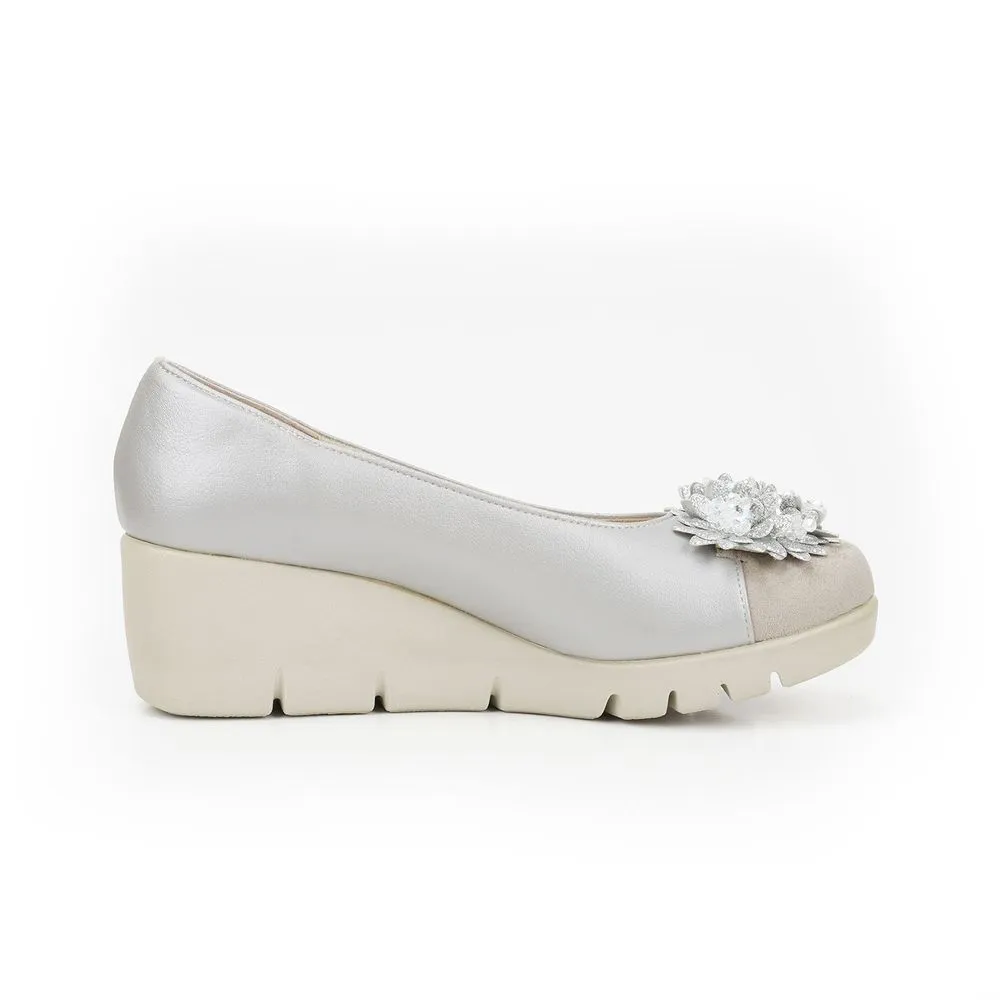 JOLI SNOB Grey Comfort High Heels FC-39618 Size - 220 JP