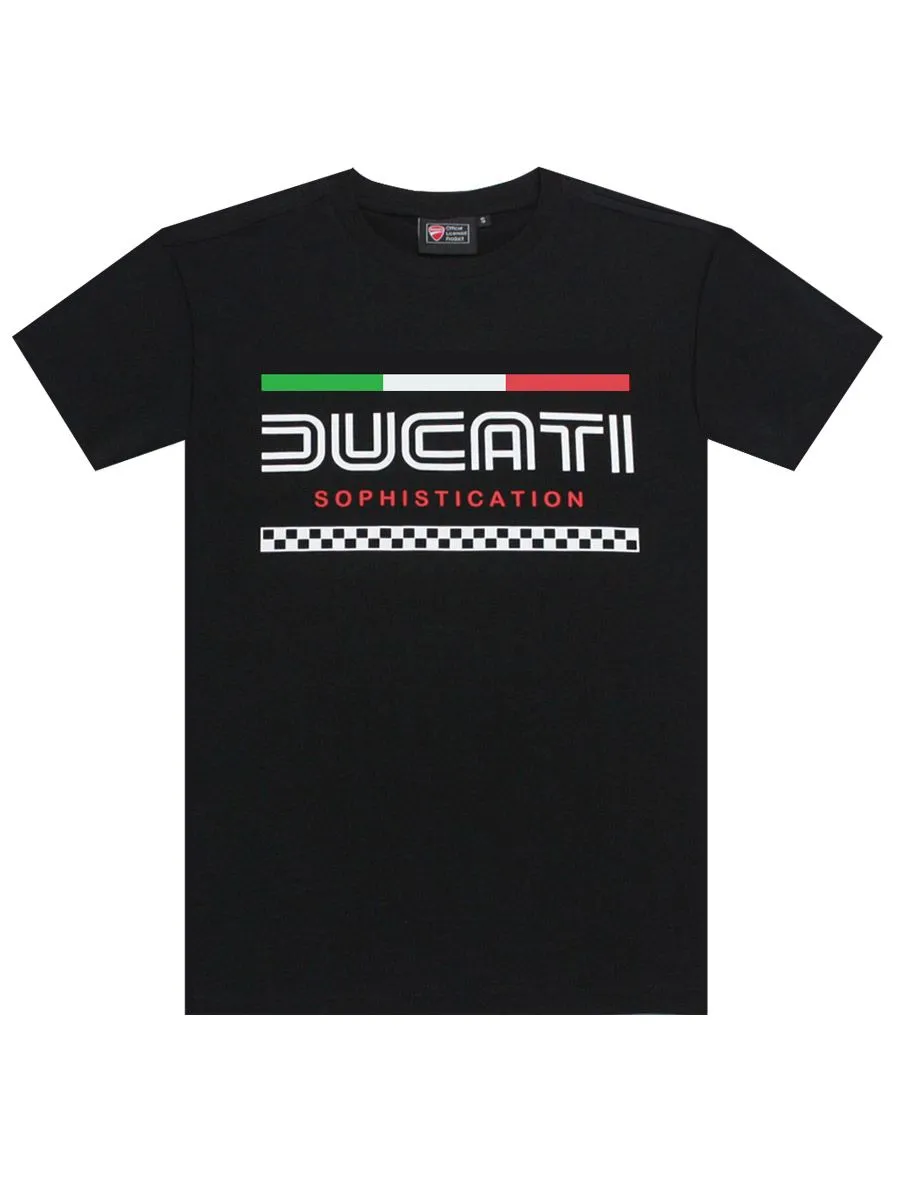 DUCATI BALCK T-shirt for men DCT52 059