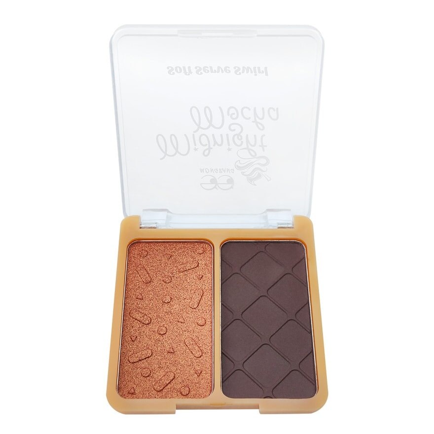 Mongrang Soft Serve Swirl Eyeshadow 6g. Midnight Mocha