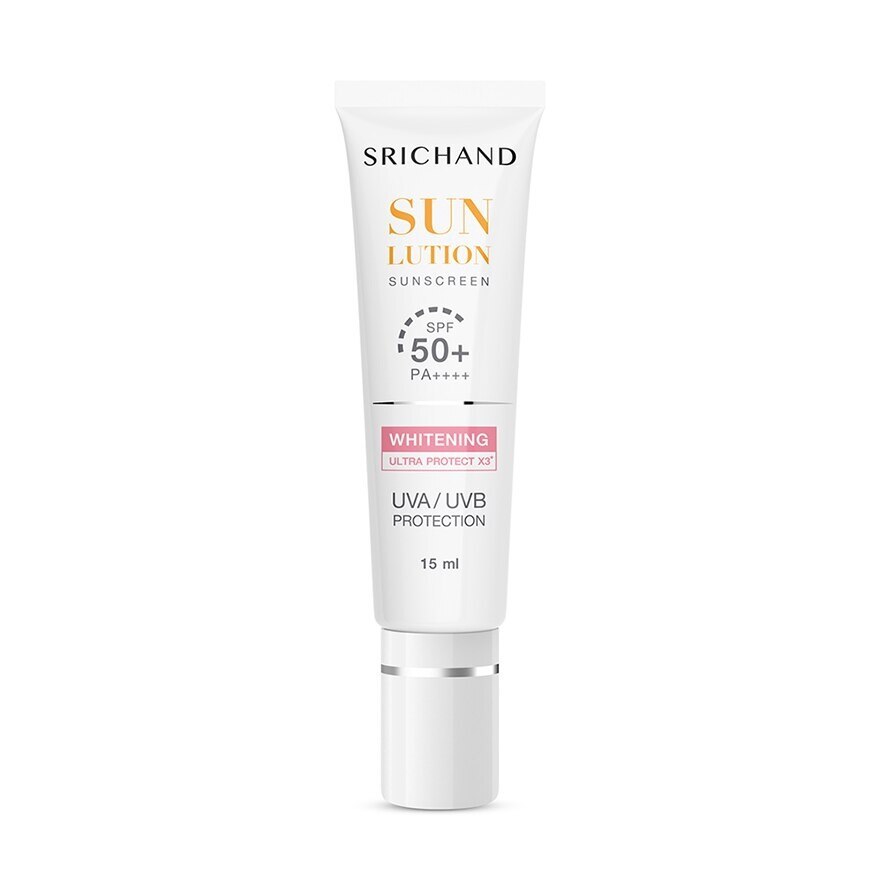 Srichand Sunlution Skin Whitening Sunscreen SPF50+ PA++++ 15มล.