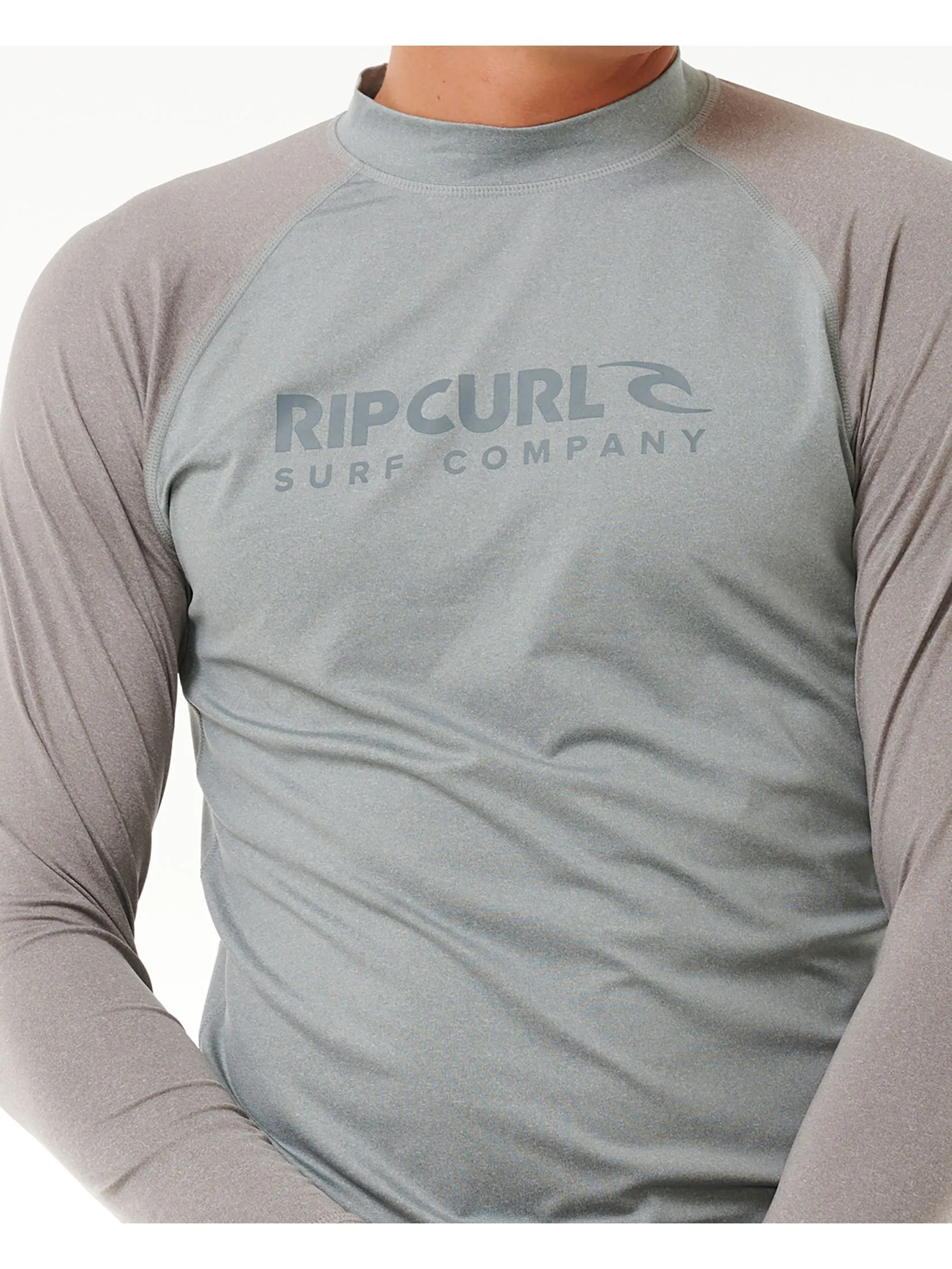 RIP CURL Men Westsuits Shock UPF L/S Light Grey Marle