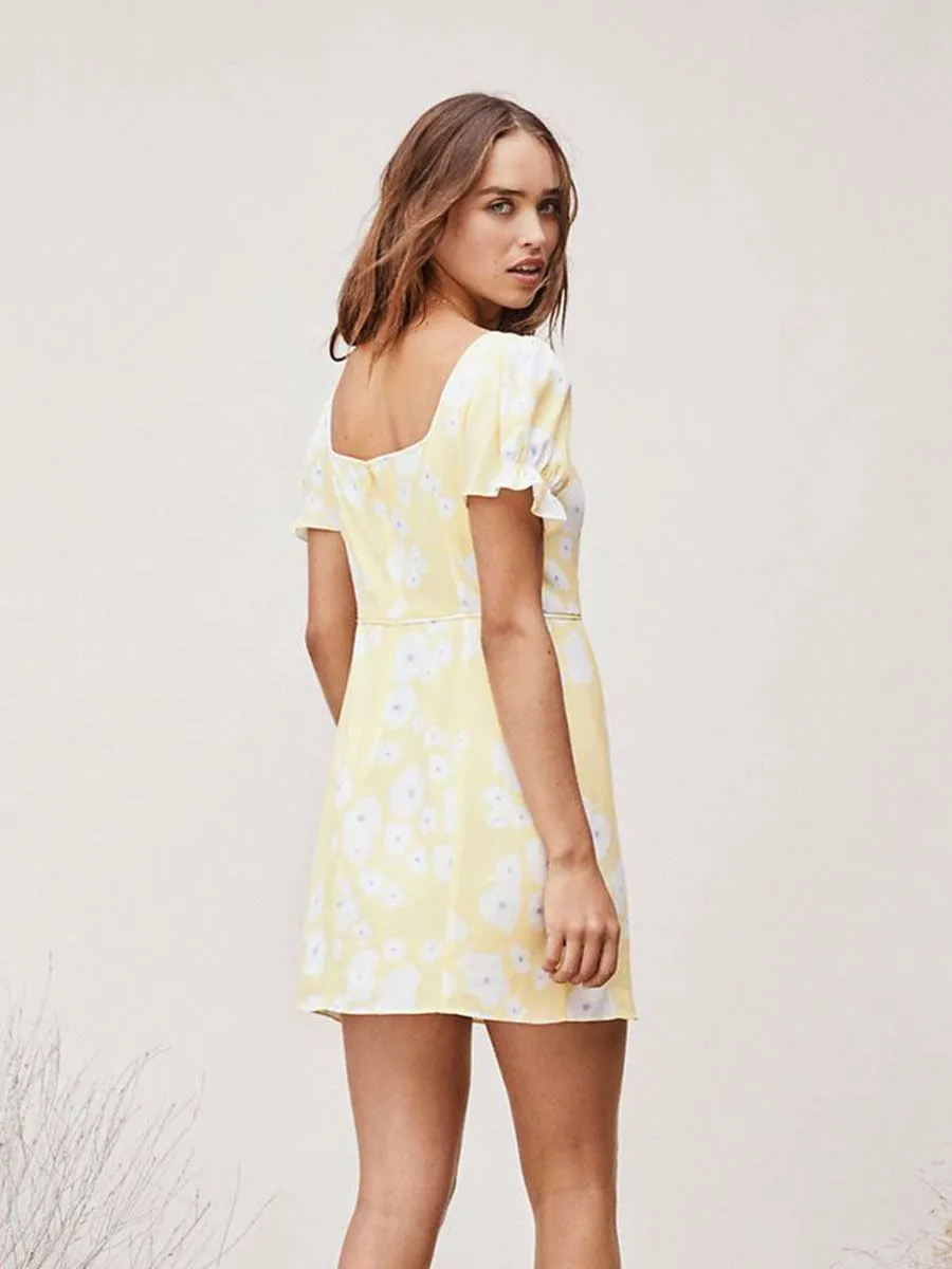 DIANE VON FURSTENBERG Women'S Dress TVF PRIMROSE  Lily Pads Shine