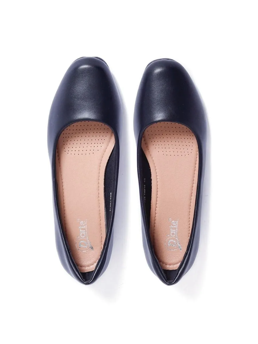 D'ARTE BLACK FLAT SHOES D55-19218
