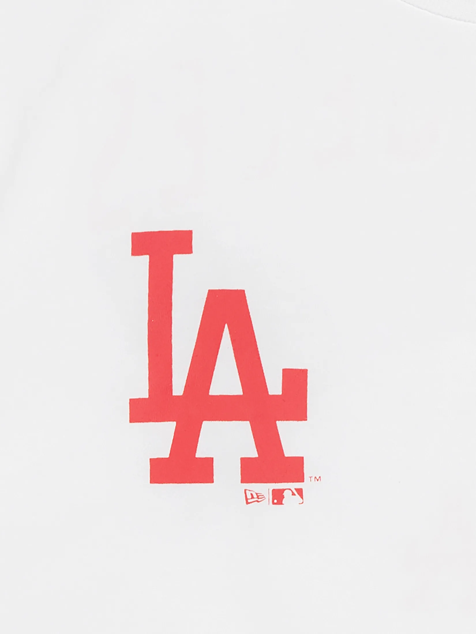 NEW ERA UNISEX SHORT SLEEVE TEE ESSENTIAL LOS ANGELES DODGERS WHITE