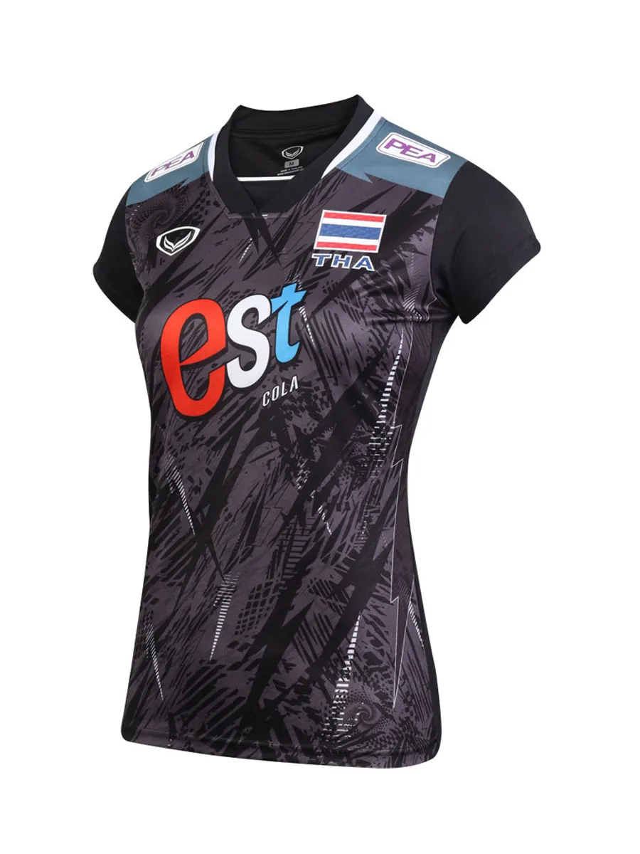 GRAND SPORT Black Women Volleyball Jersey 2023 (014342)