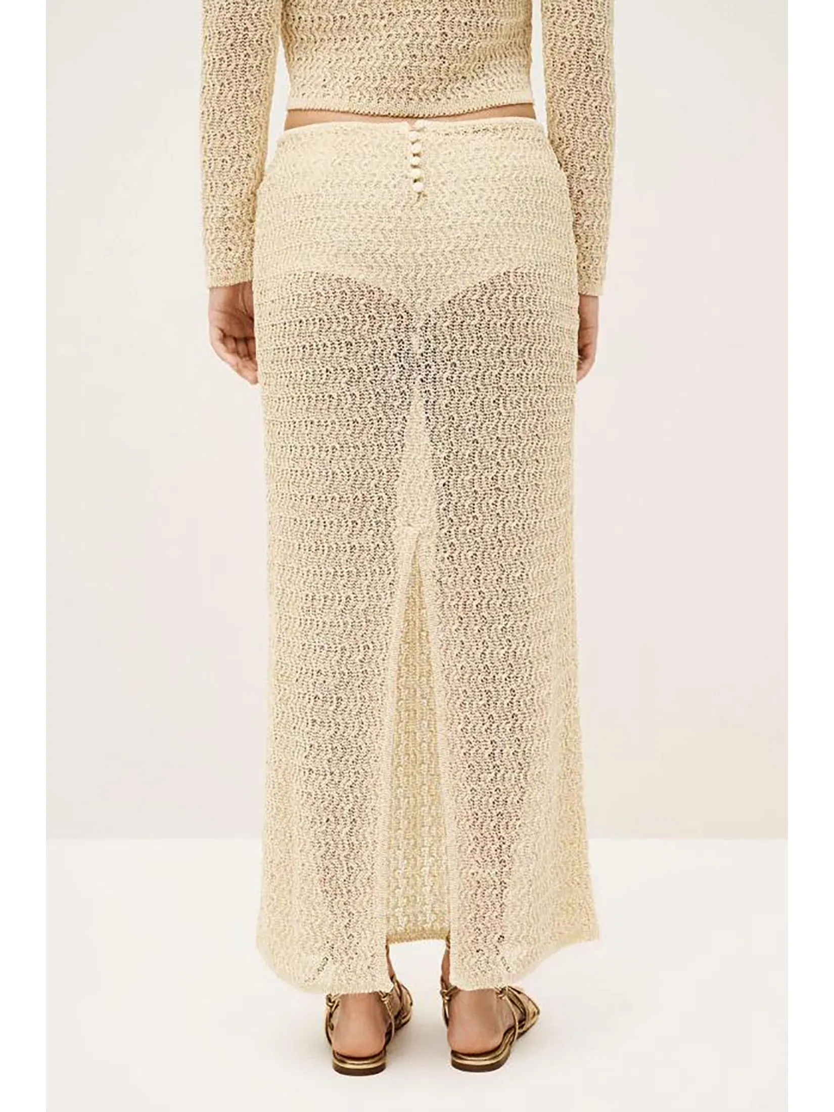 BA&SH Women Long Skirt Prettie Vanille