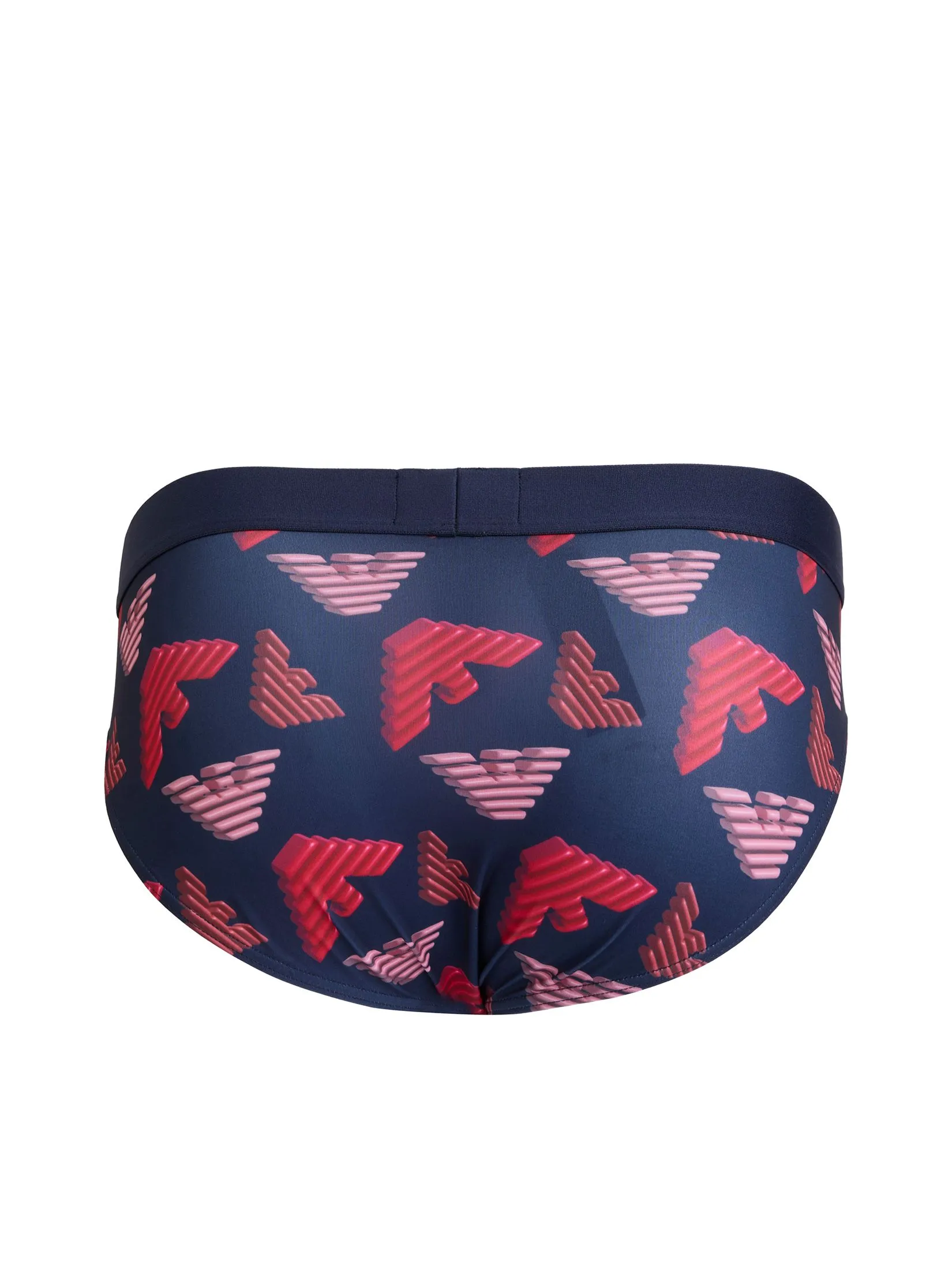 EMPORIO ARMANI Men Brief FW25 FB074 Eagle Ar.Blu-Cherry