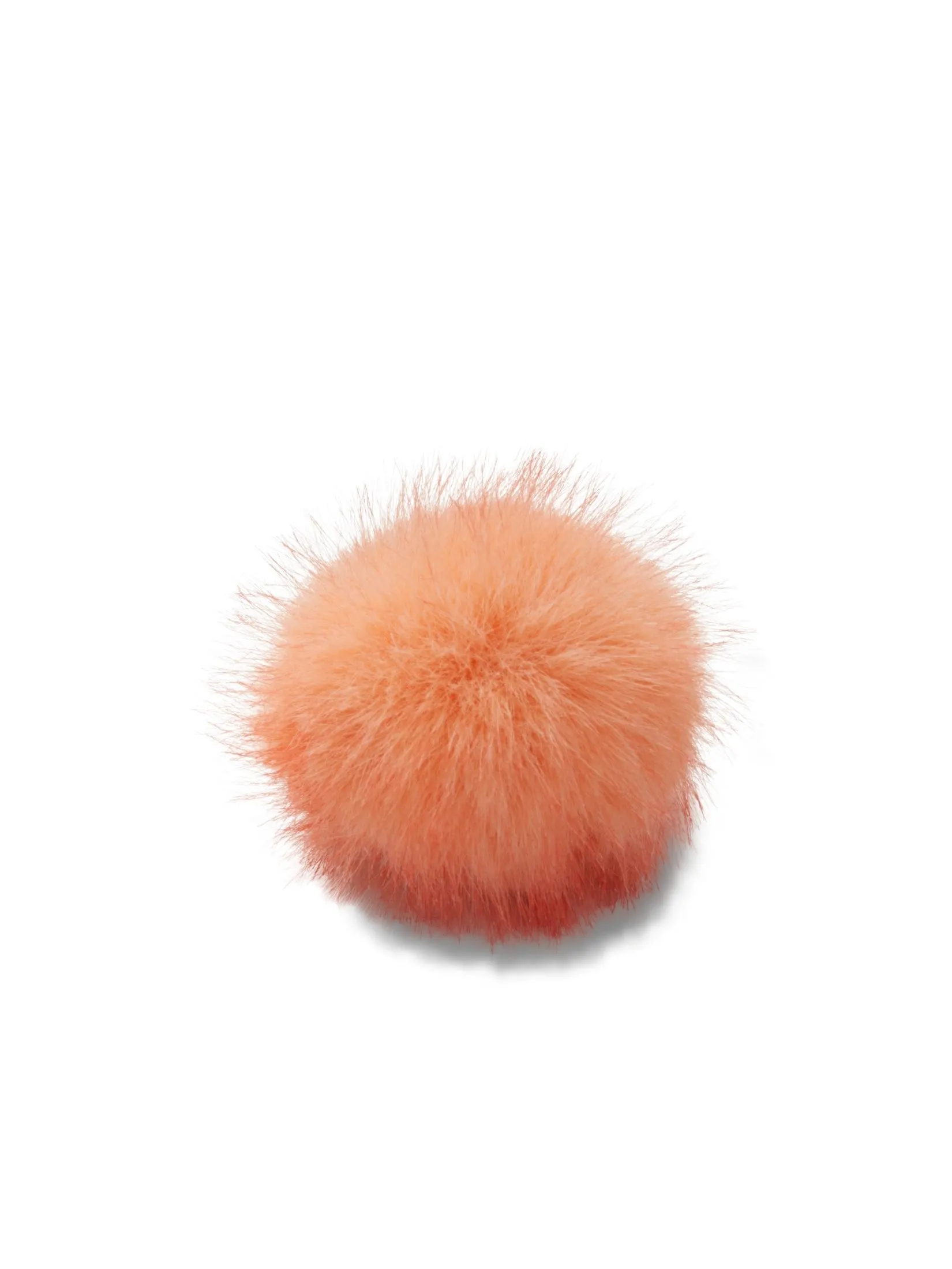 CROCS JIBBITZ™ ORANGE LONG HAIR PUFF