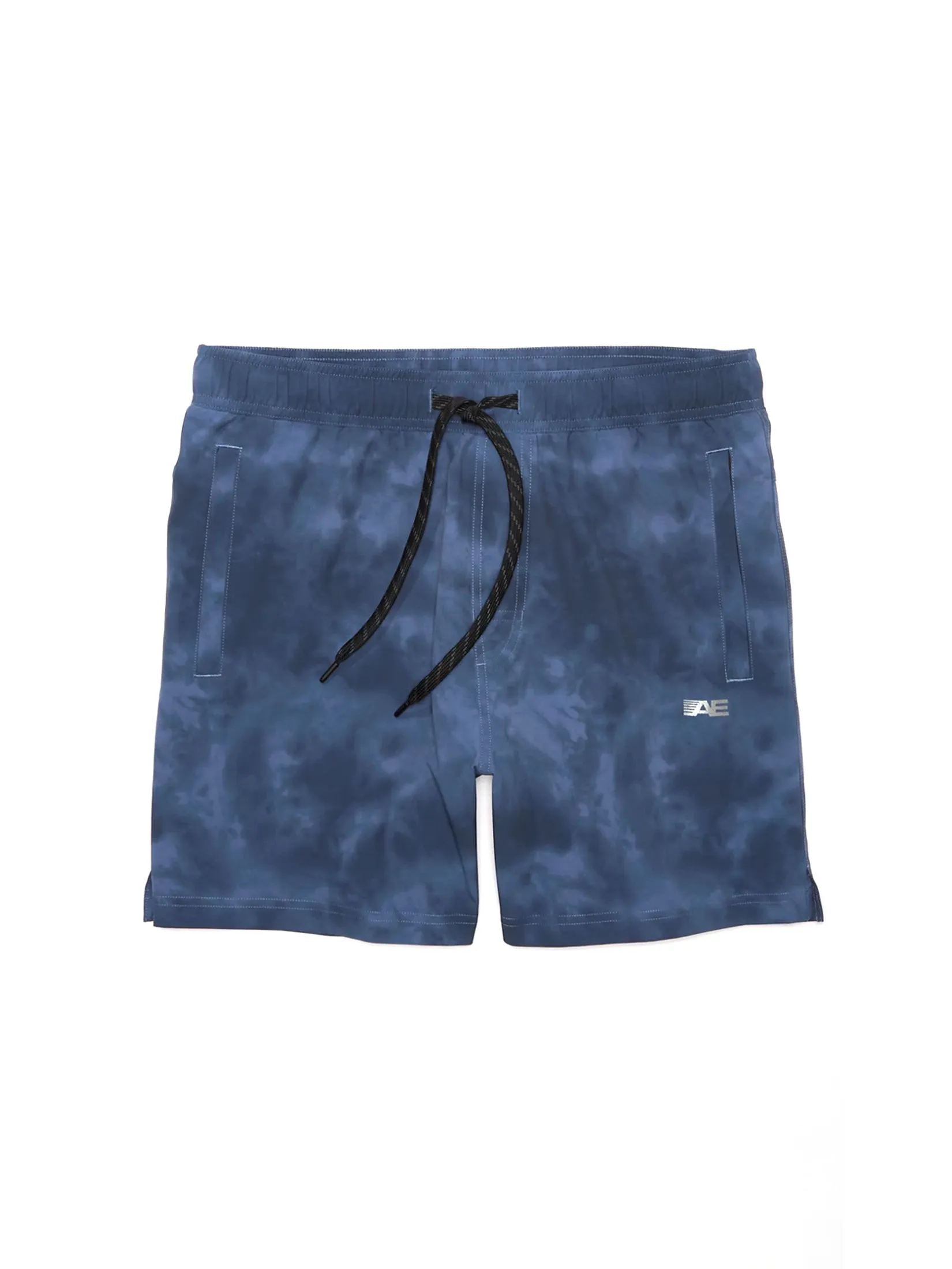 AMERICAN EAGLE MEN 7618 GAMMA PRINTED SHORT 443 ICY BLUE