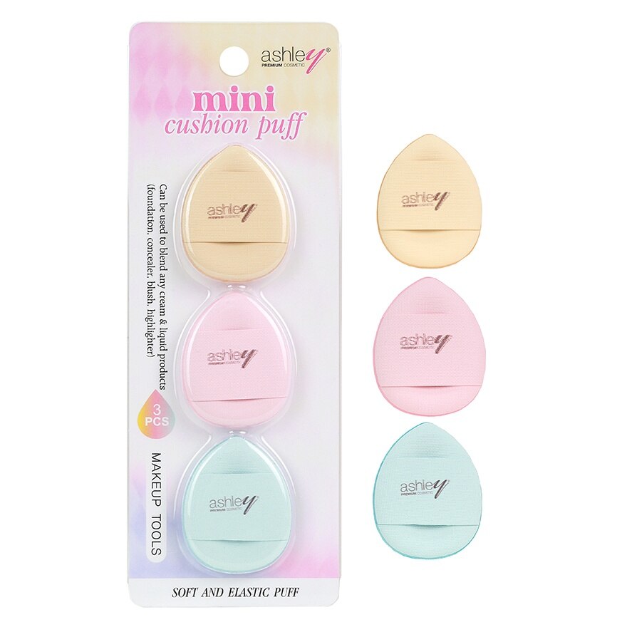 Ashley Mini Cushion Puff 3pcs.