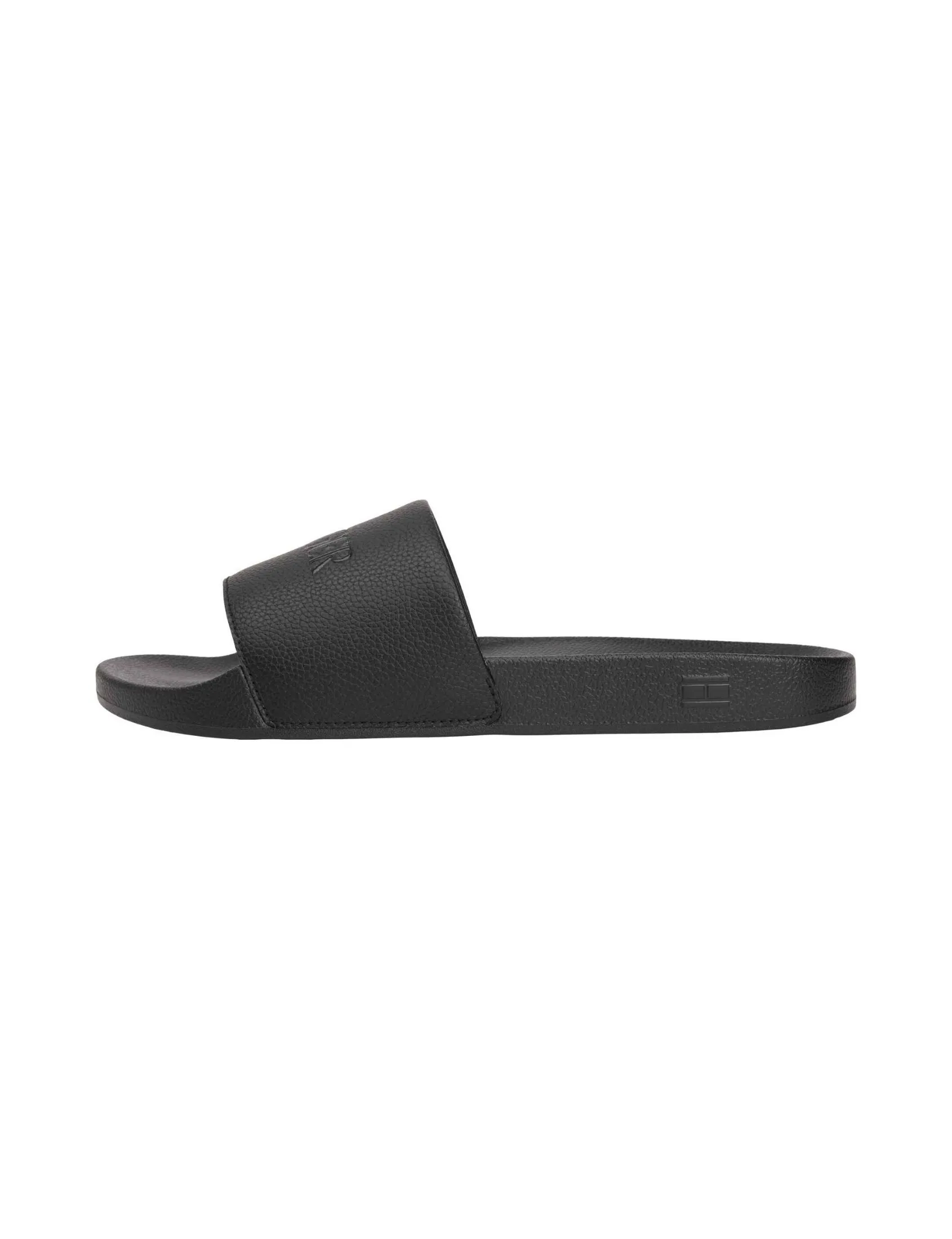TOMMY HILFIGER MEN SLIDES Black