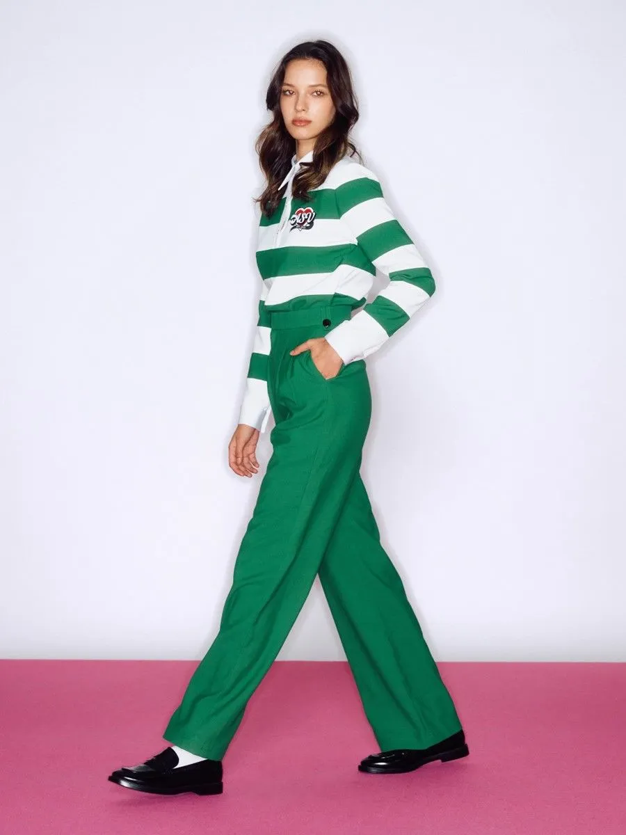 ASV (RS24) Bena Women Straight Pants Green