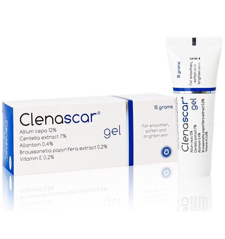 Гель от шрамов, рубцов и постакне Clenascar 7 или 15 гр