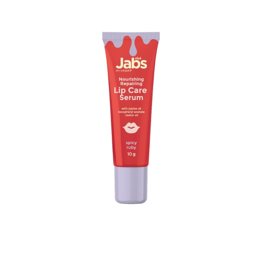 Jabs Lip Care Serum Nourishing Erpairing 02 Red Spicy Ruby 10 G. - Red