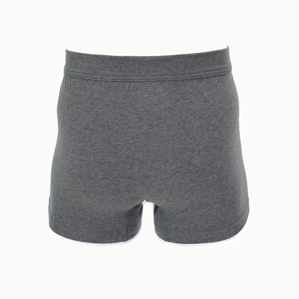 JOCKEY UNDERWEAR COTTON STRETCH KU 1145 TRUNKS GREY