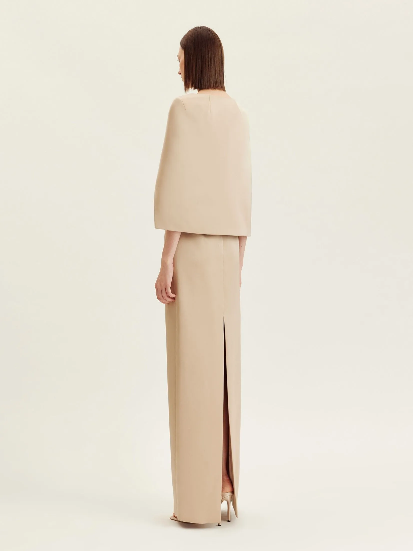 ASAVA (AW24 )Brynlee Column Women Skirt Beige