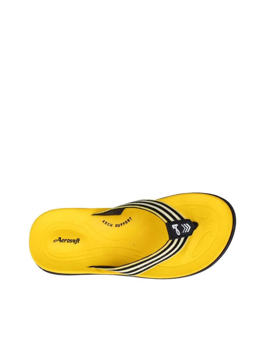 AEROSOFT Unisex Flip Flops Touring - Yellow