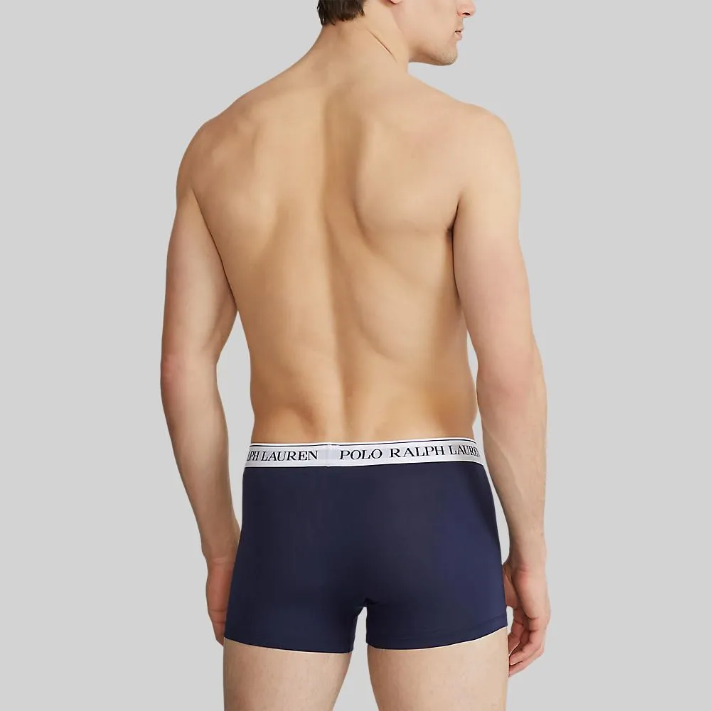 POLO RALPH LAUREN Underwear TRUNKS-Classic Stretch-Cotton Trunk 3-Pack MAPOUND0S720252 410 NAVY-410